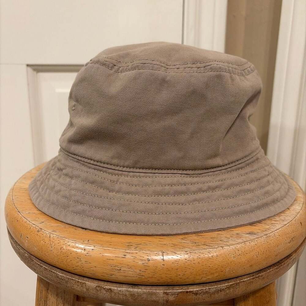 Abercrombie & Fitch Brown Cotton Chino Bucket Hat O/S